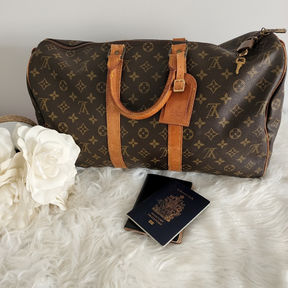 LV Keepall 45 with lock and keys